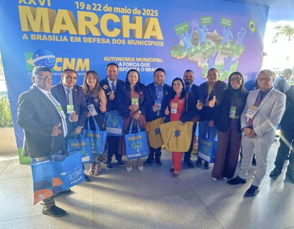 OS VEREADORES DE RIBEIRA DO PIAUÍ PARTICIPAM DA XXVI MARCHA A BRASÍLIA EM DEFESA DOS MUNICÍPIOS